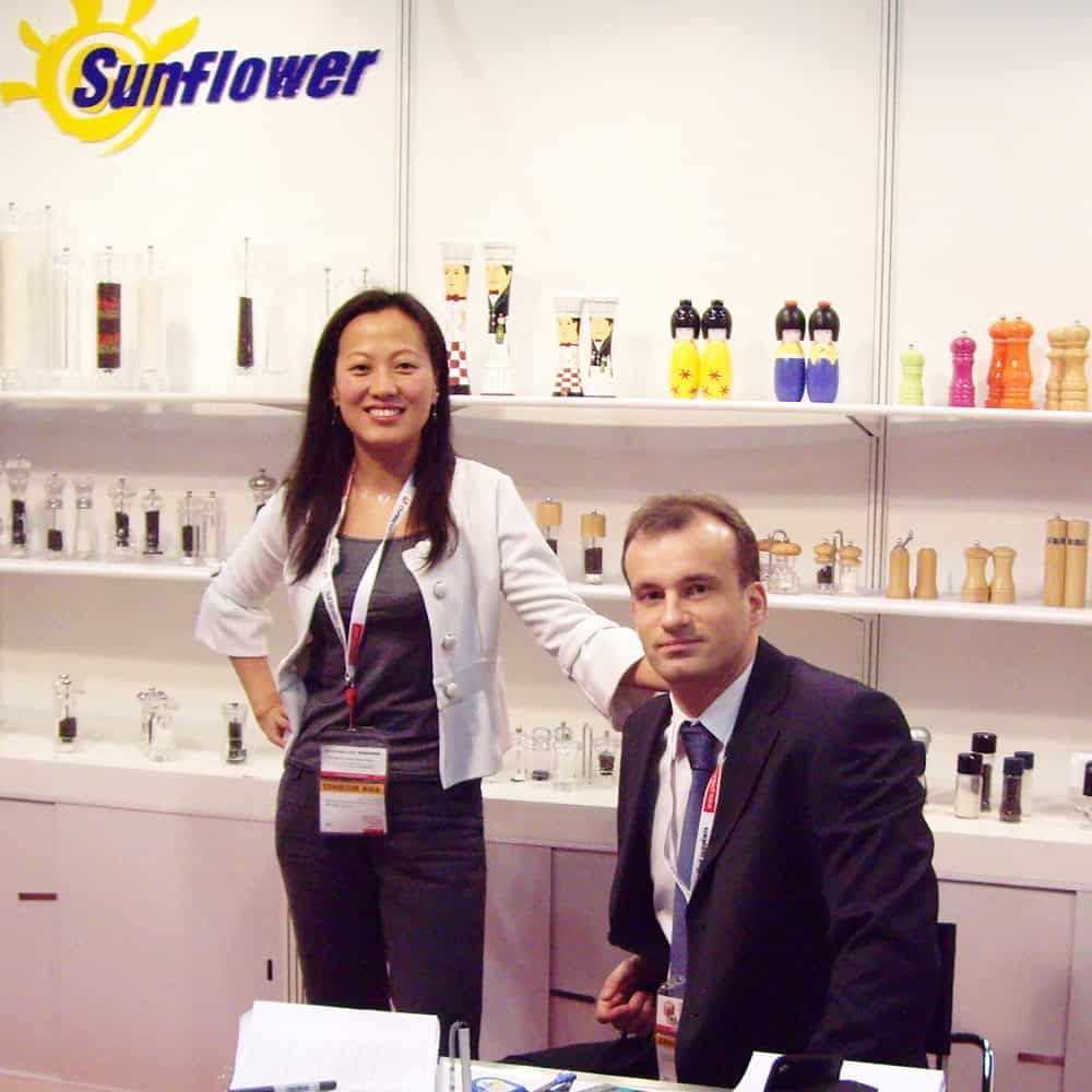 Chun Li & Rainer Appel at the Global Sources Trade Fair in HongKong